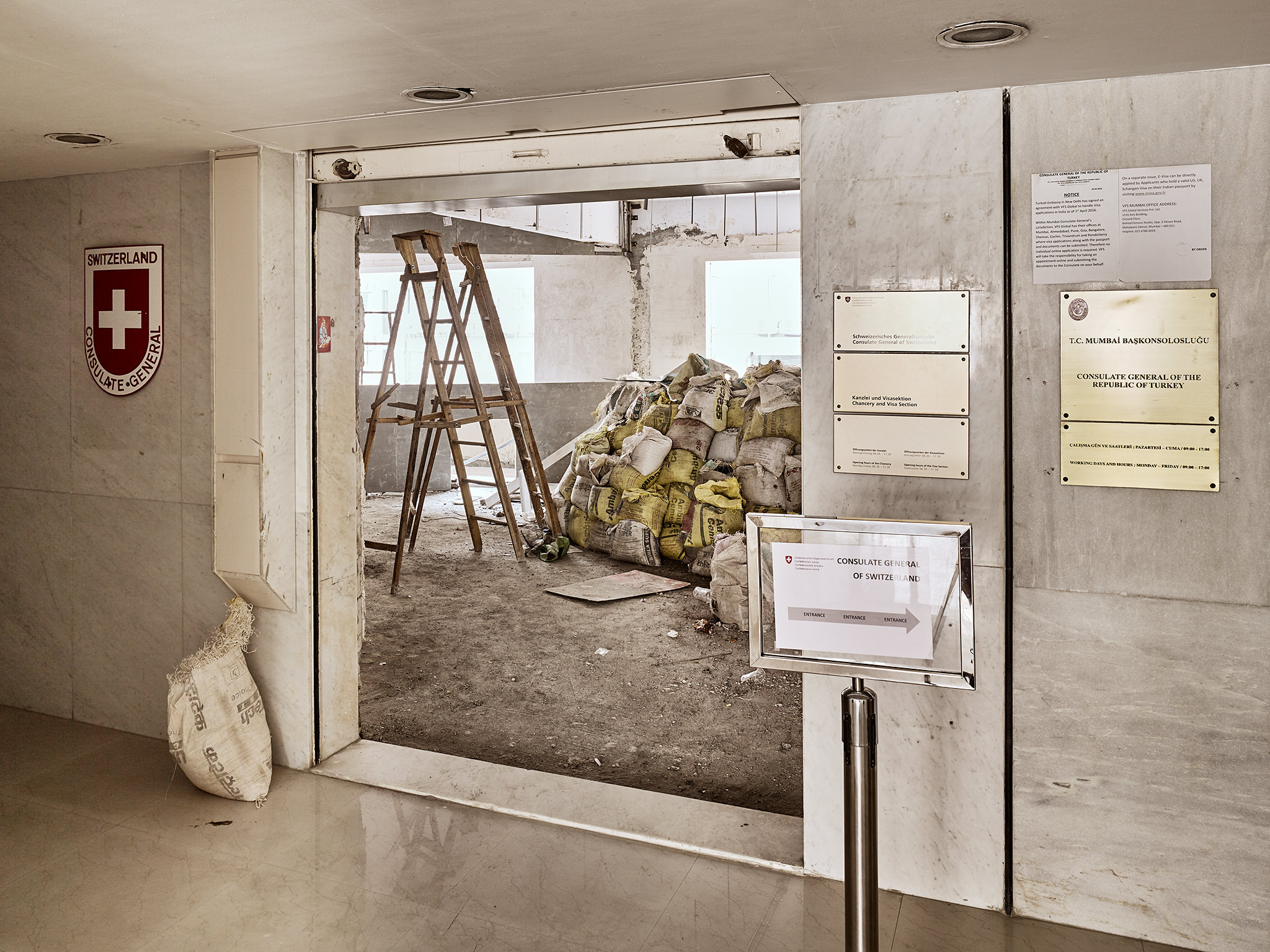 Construction Site Swiss Consulate Mumbai